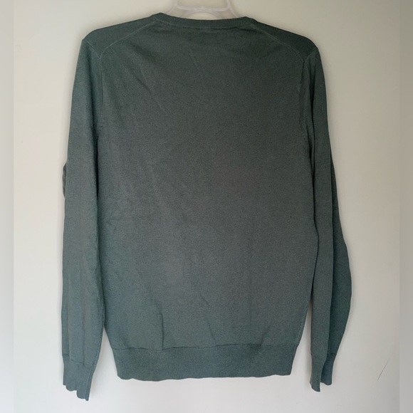 J. Crew sage green v-neck sweater - Picture 3 of 3